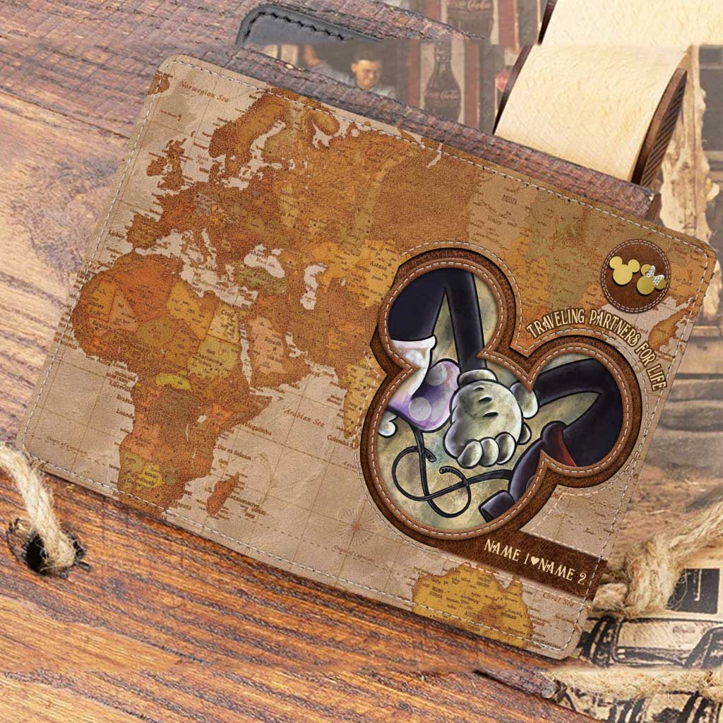 Traveling Partners - Personalized Mouse Passport Holder