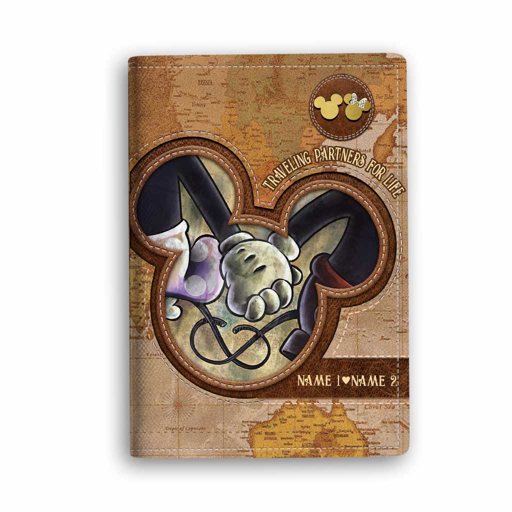 Traveling Partners - Personalized Mouse Passport Holder