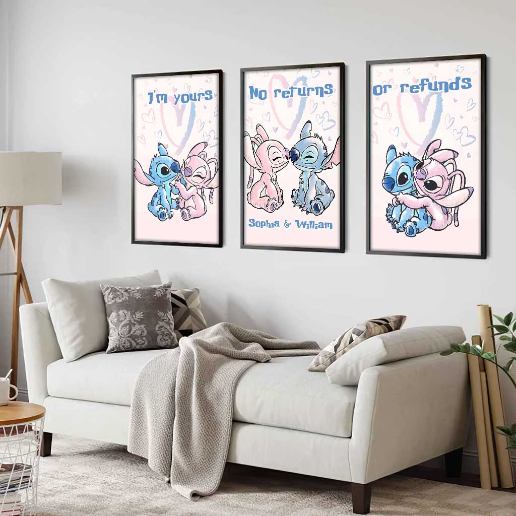 I'm Yours - Personalized Couple Ohana Poster & Canvas Set