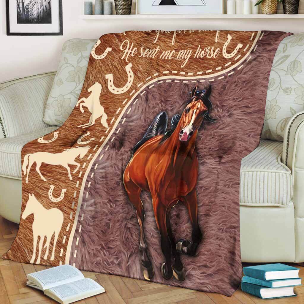 I Asked God For A True Friend - Horse Blanket