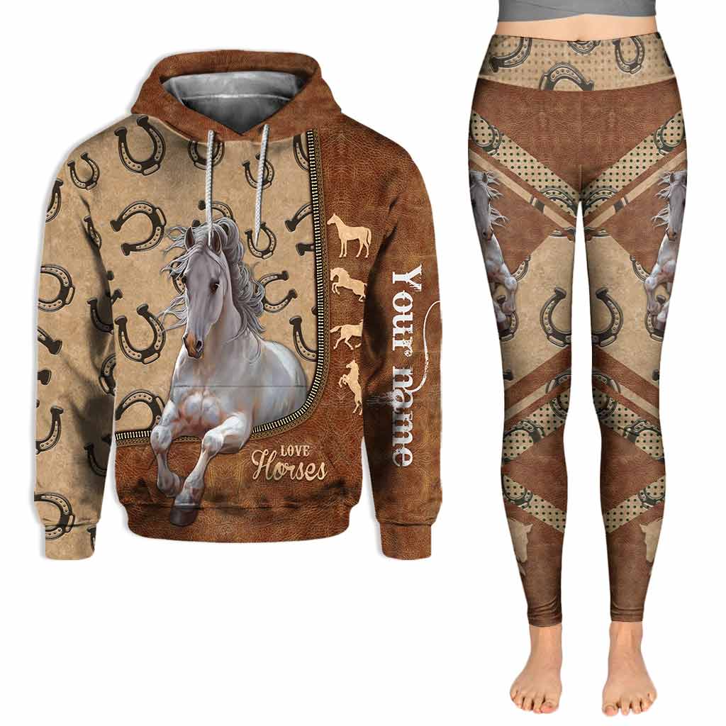 Love Horses - Personalized Hoodie and Leggings