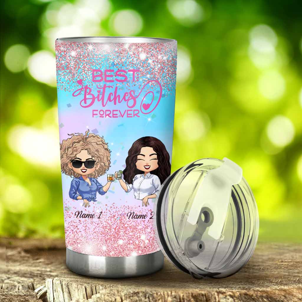 Here's To Another Year Bonding Over Alcohol - Personalized Bestie Tumbler