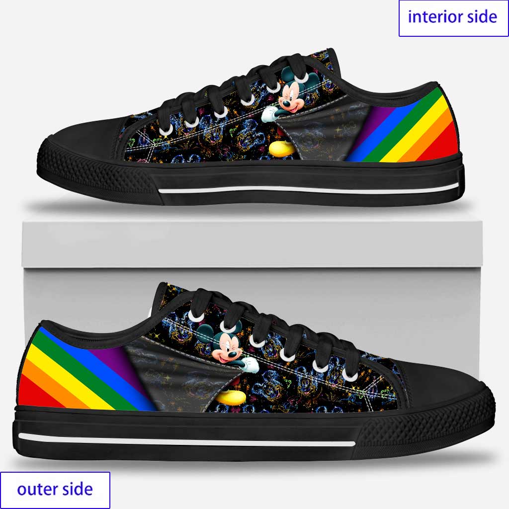 Magic And Pride - LGBT Support Low Top Shoes