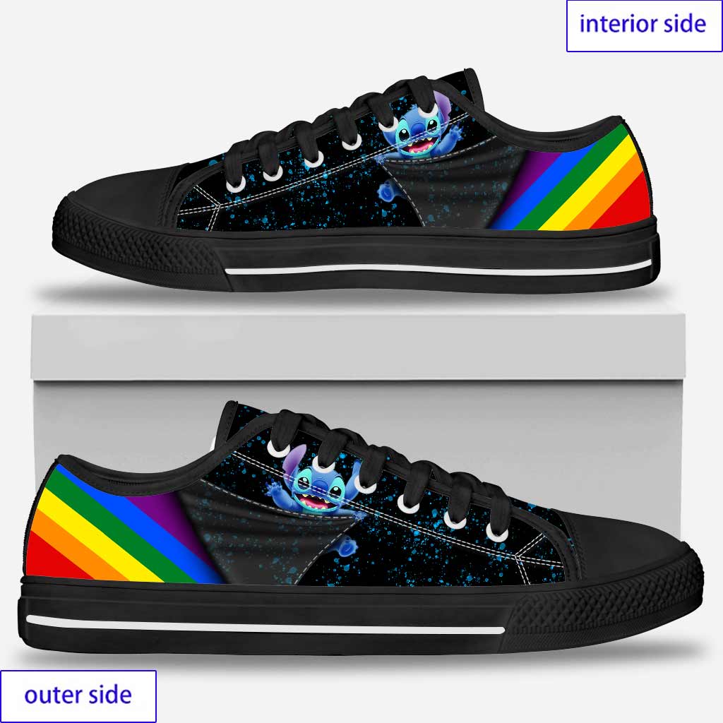 Ohana And Pride - LGBT Support Low Top Shoes
