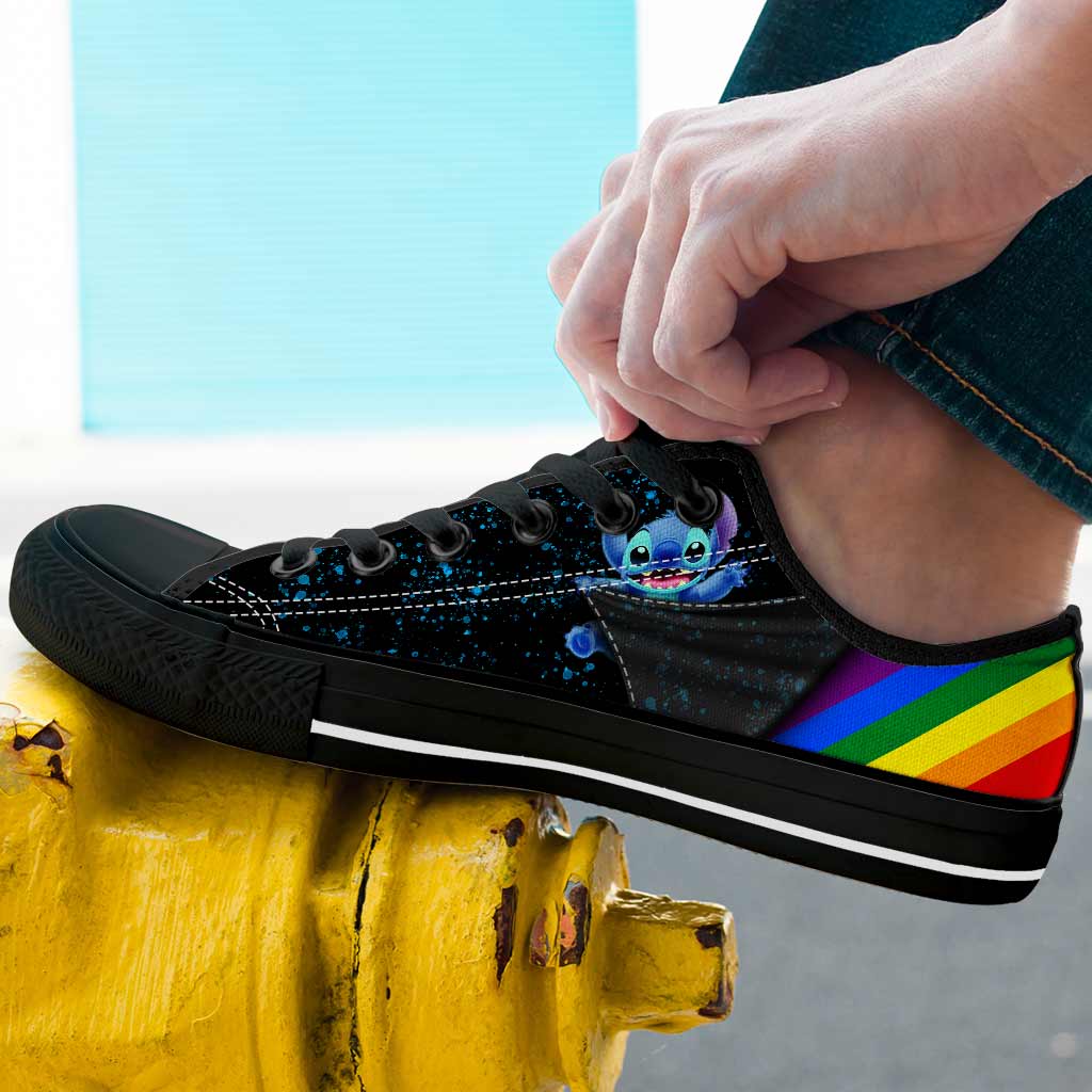 Ohana And Pride - LGBT Support Low Top Shoes