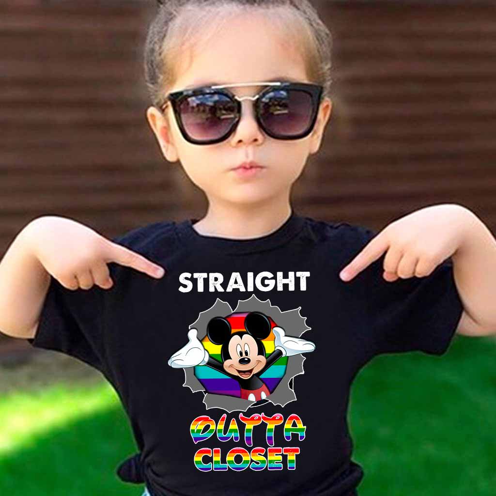 Straight Outta Closet - Personalized LGBT Support Kid Shirts