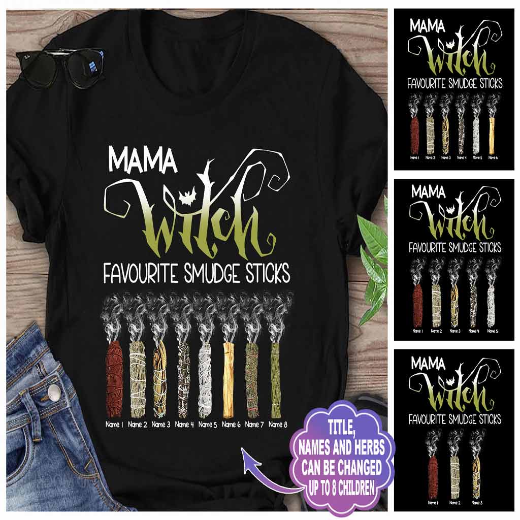 Mama Witch Personalized T-shirt and Hoodie