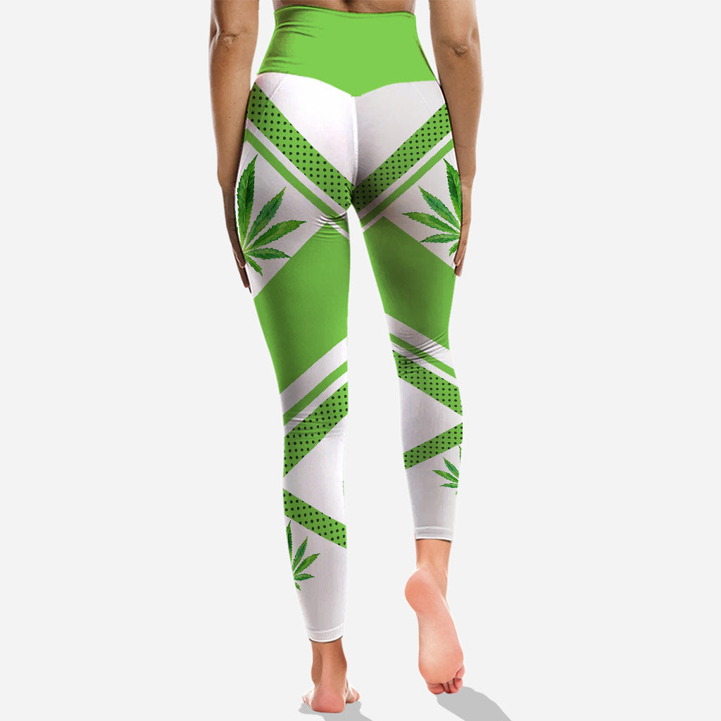 Rock Paper Scissors I Win - Personalized Weed Hoodie and Leggings