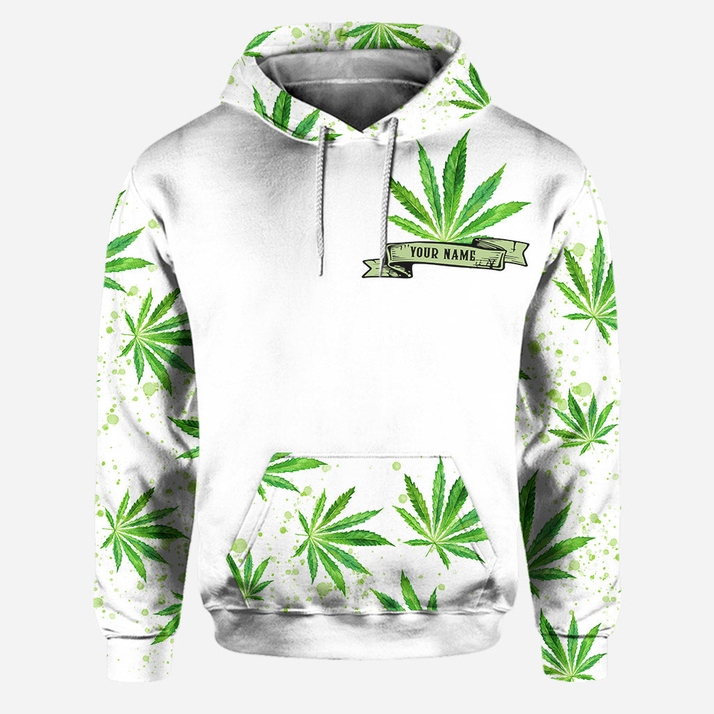 Rock Paper Scissors I Win - Personalized Weed Hoodie and Leggings