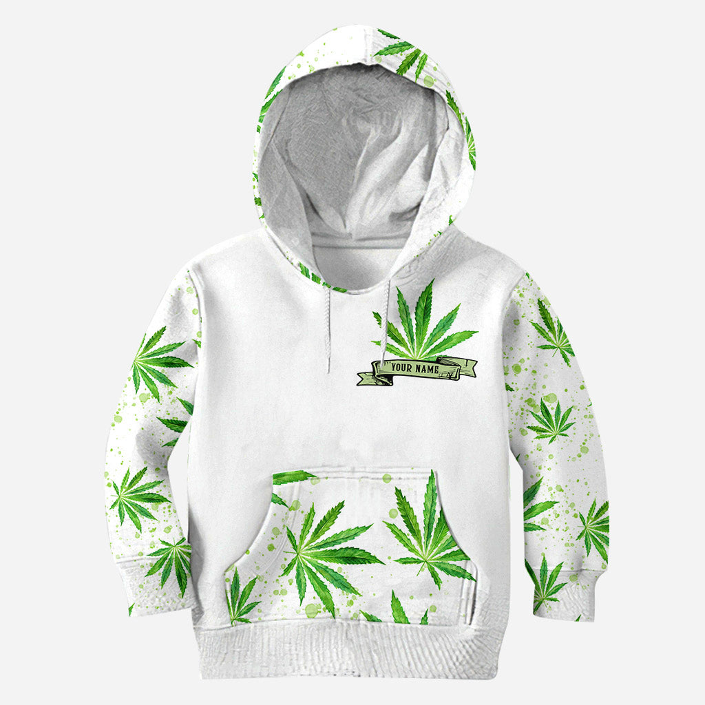 Rock Paper Scissors I Win - Personalized Weed Hoodie and Leggings