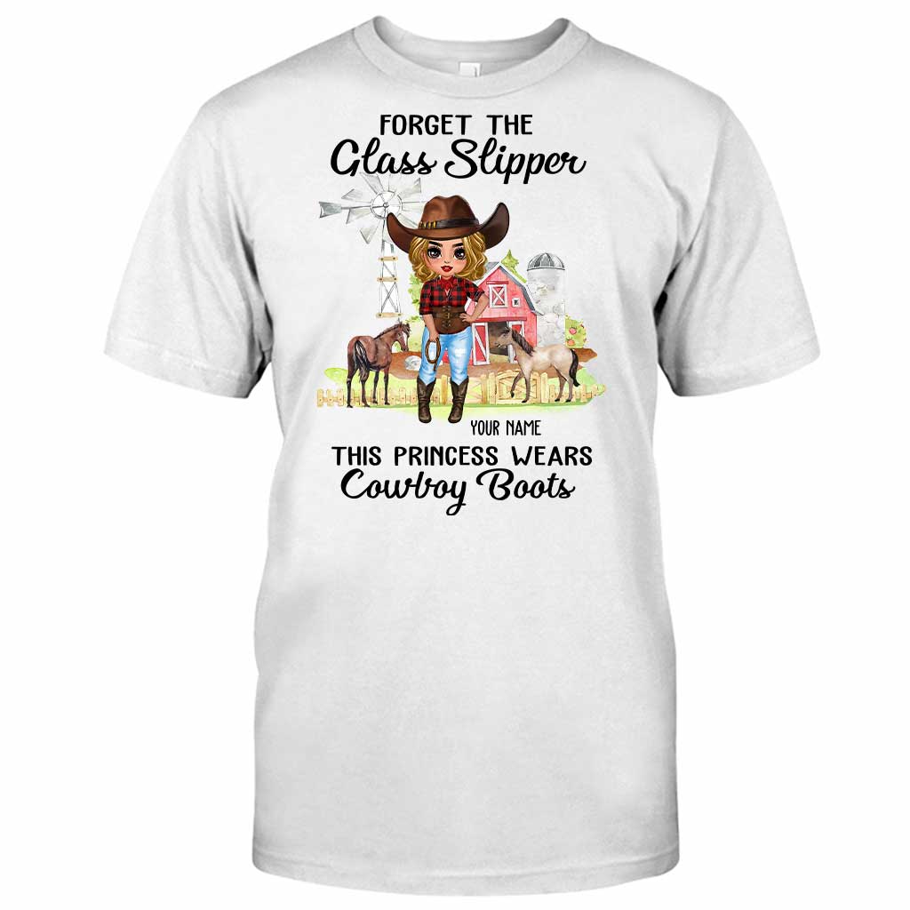 This Princess Wears Cowboy Boots - Personalized Horse T-shirt and Hoodie