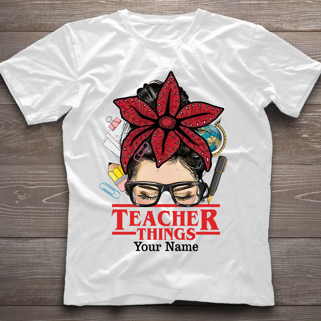 Teacher Things - Personalized Stranger Things T-shirt and Hoodie