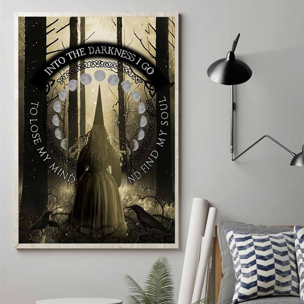 Into The Darkness I Go - Witch Poster