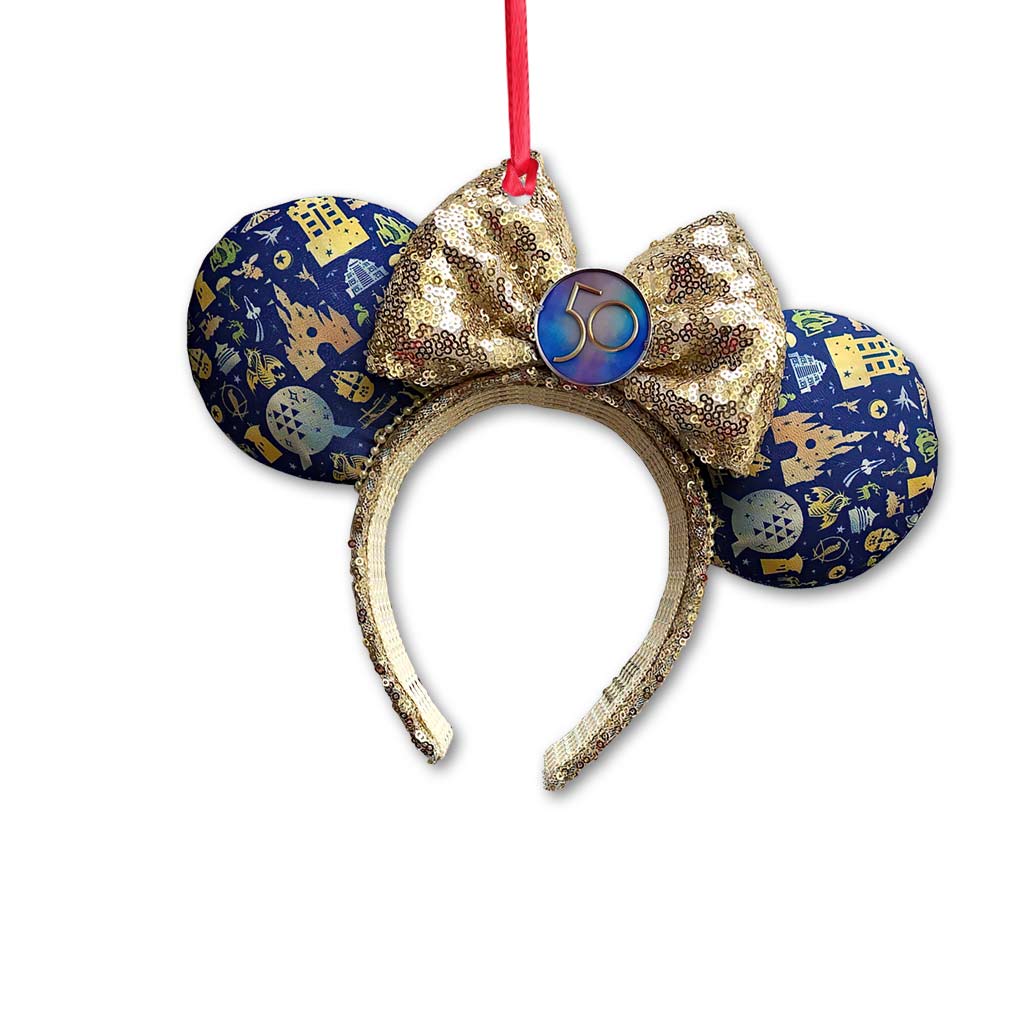 50 Years Of Magic -  Mouse Ornament (Printed On Both Sides)