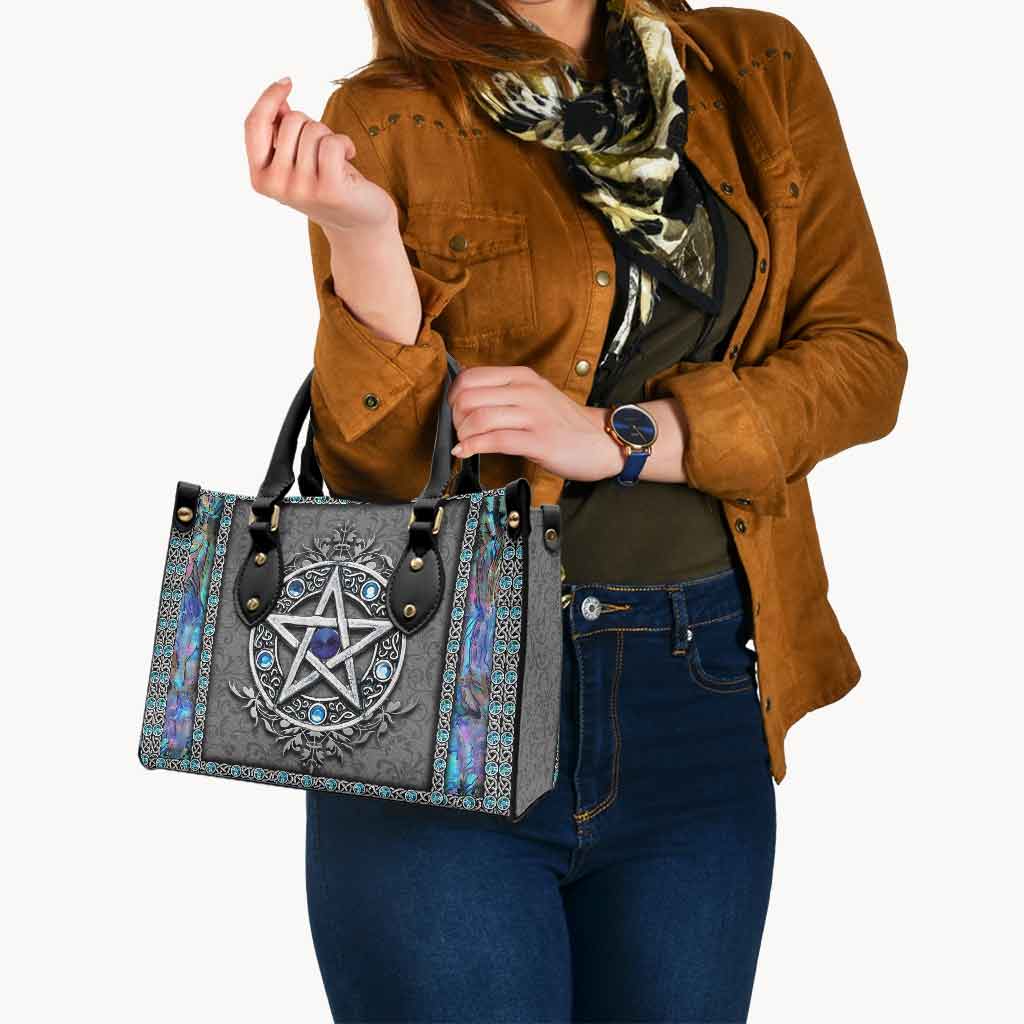 Divine Witch Pentacle - Leather Handbag