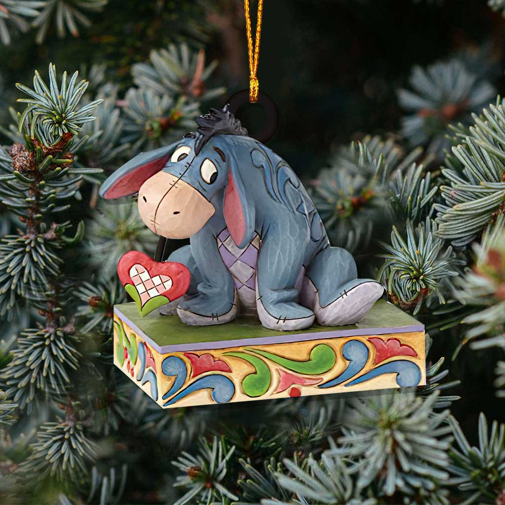 Butterfly - Christmas Mouse Ornament (Printed On Both Sides)