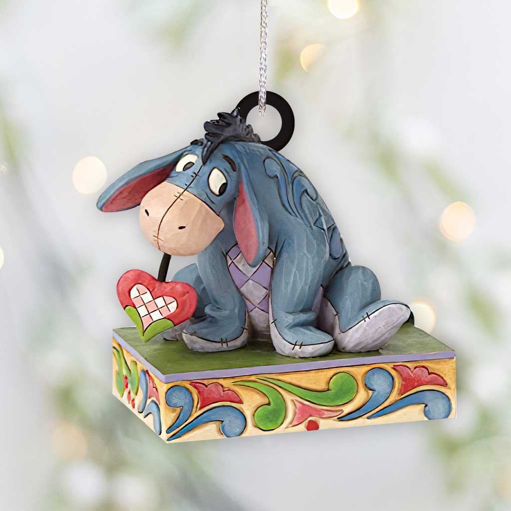Butterfly - Christmas Mouse Ornament (Printed On Both Sides)