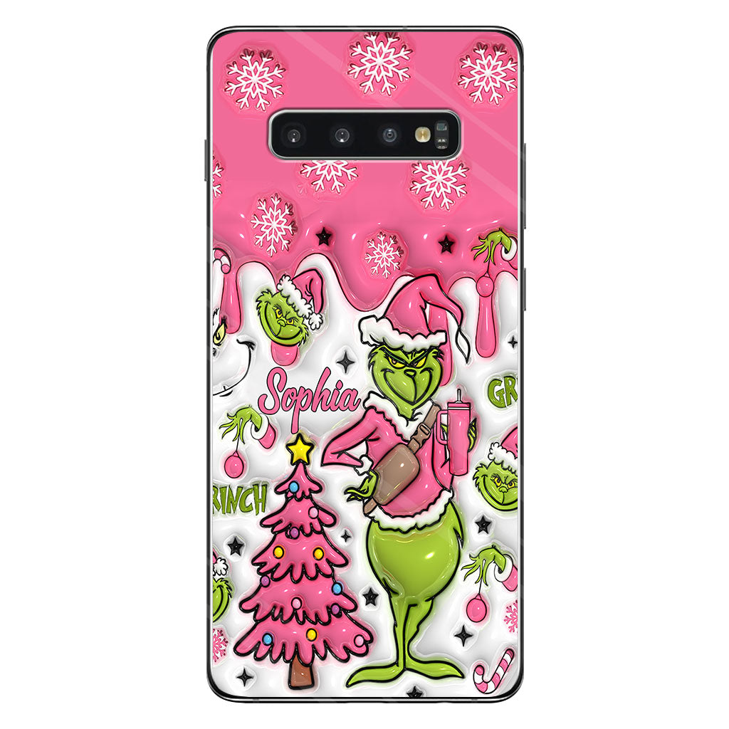 Merry Grinchmas - Personalized Stole Christmas Phone Case