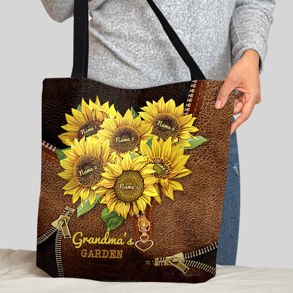 Grandma's Garden - Personalized Mother's Day Tote Bag