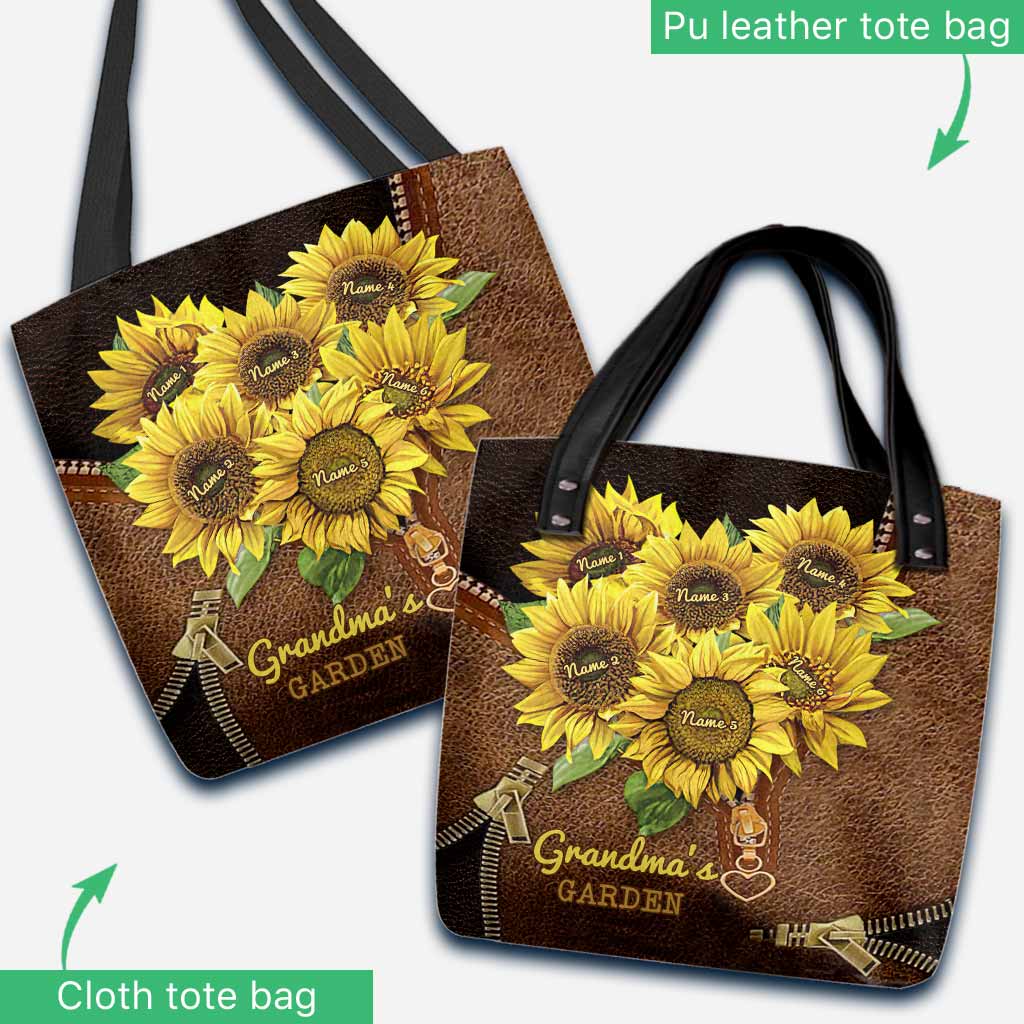 Grandma's Garden - Personalized Mother's Day Tote Bag