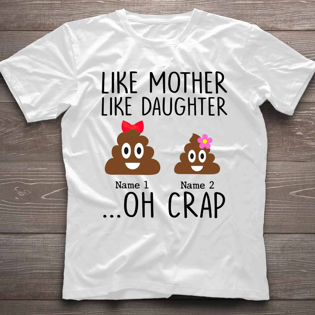 Like Mother Like Daughter - Personalized Mother's Day Father's Day T-shirt and Hoodie