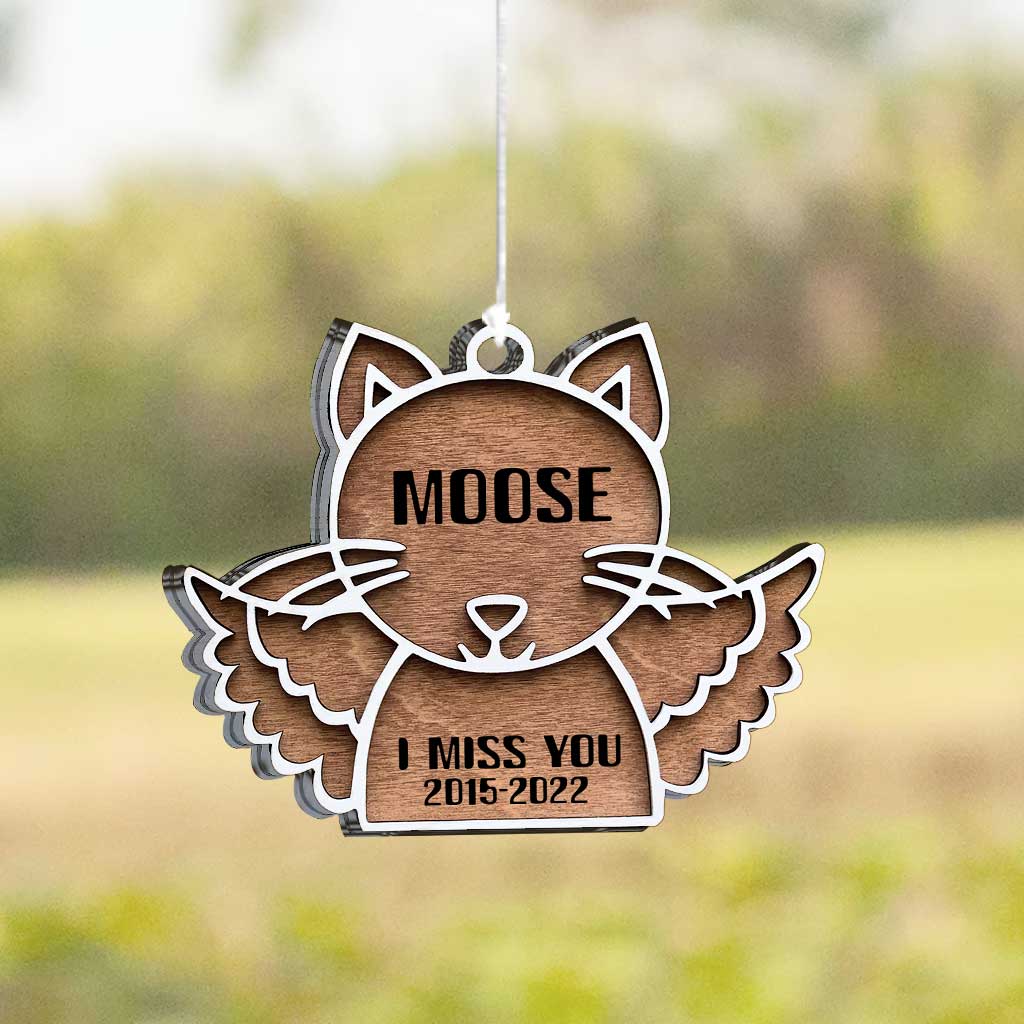 I Miss You - Personalized Cat Wind Chime