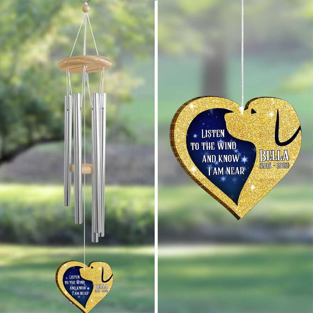 Listen To The Wind - Personalized Dog Wind Chime