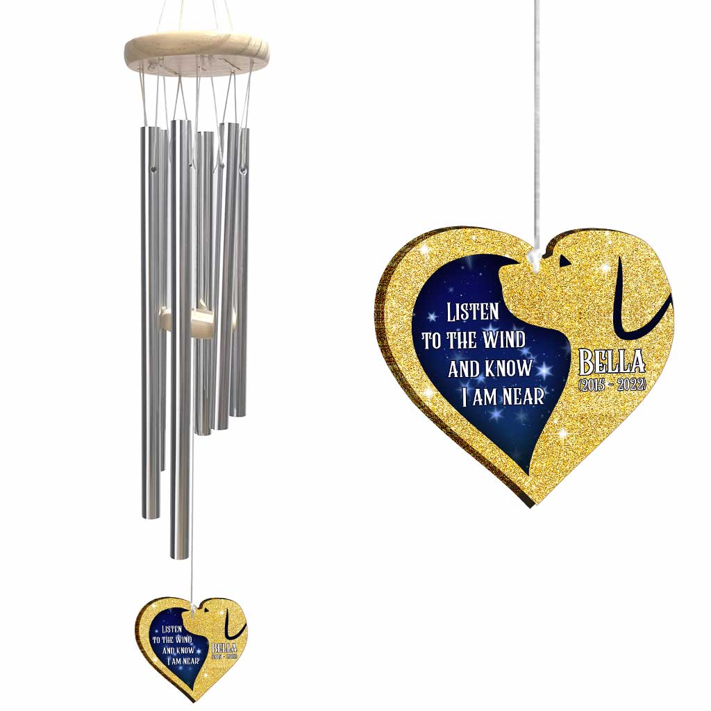 Listen To The Wind - Personalized Dog Wind Chime