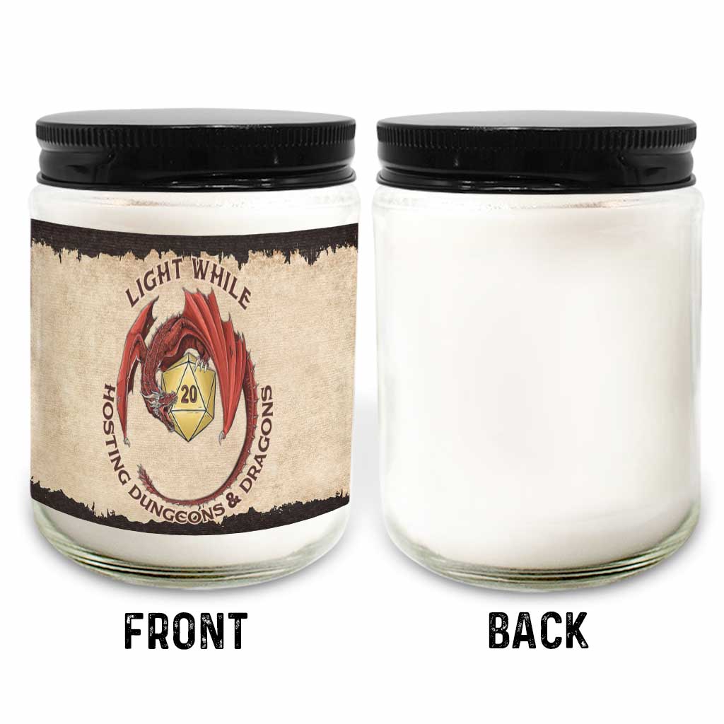 Light While Hosting - RPG Candle