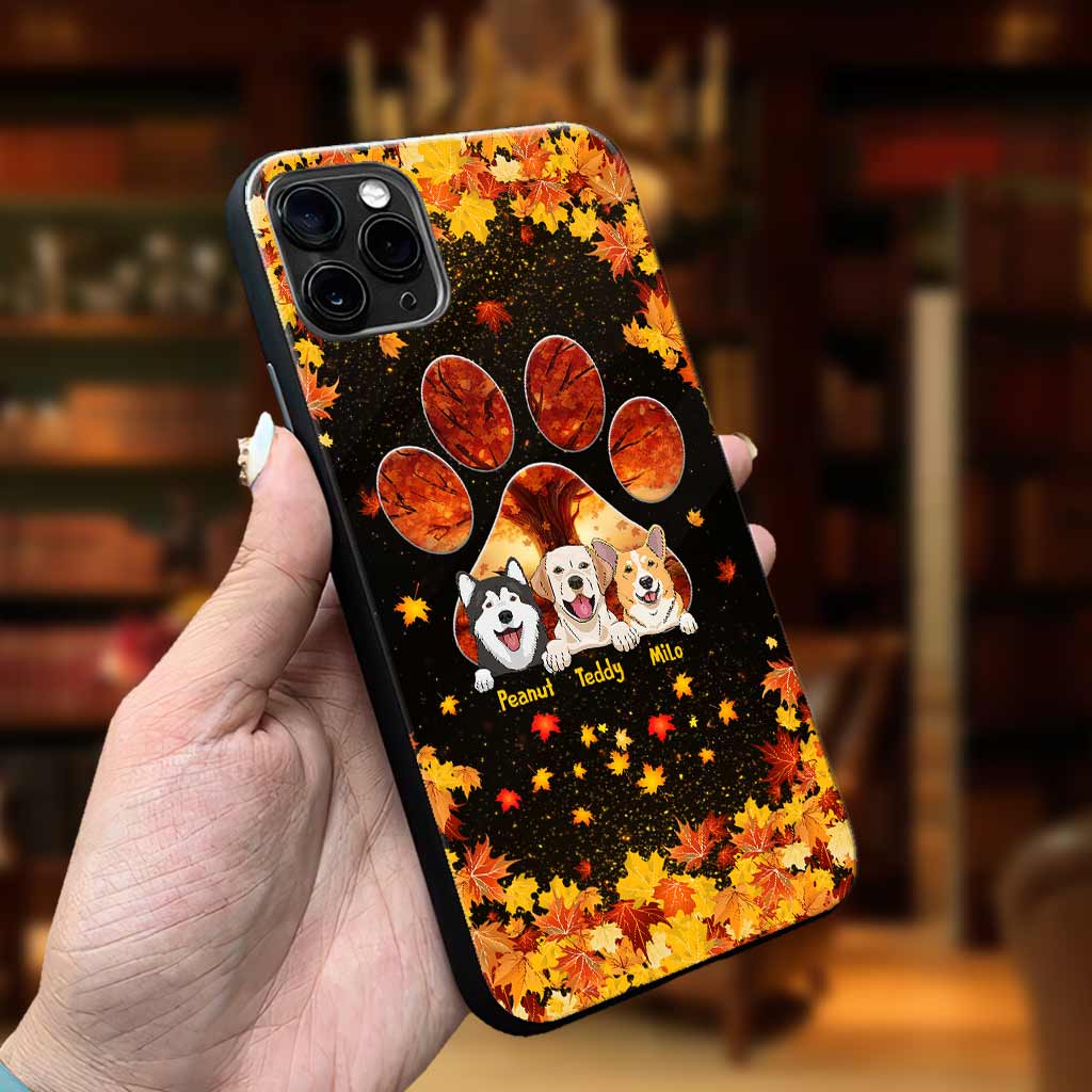 Hello Fall - Personalized Dog Phone Case