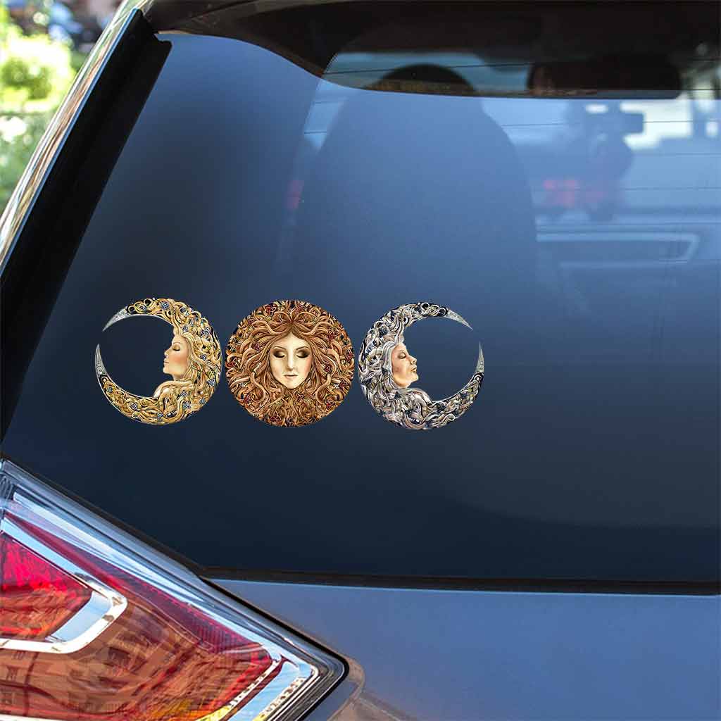 Salty Lil' Witch Triple Moon Goddess Decal Full