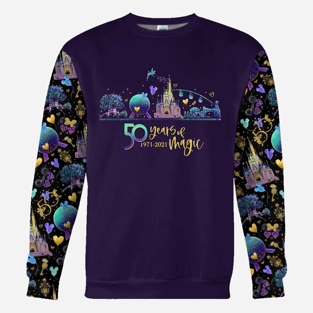 50th Anniversary Of Magic - Mouse Ears Mouse All Over T-shirt and Hoodie
