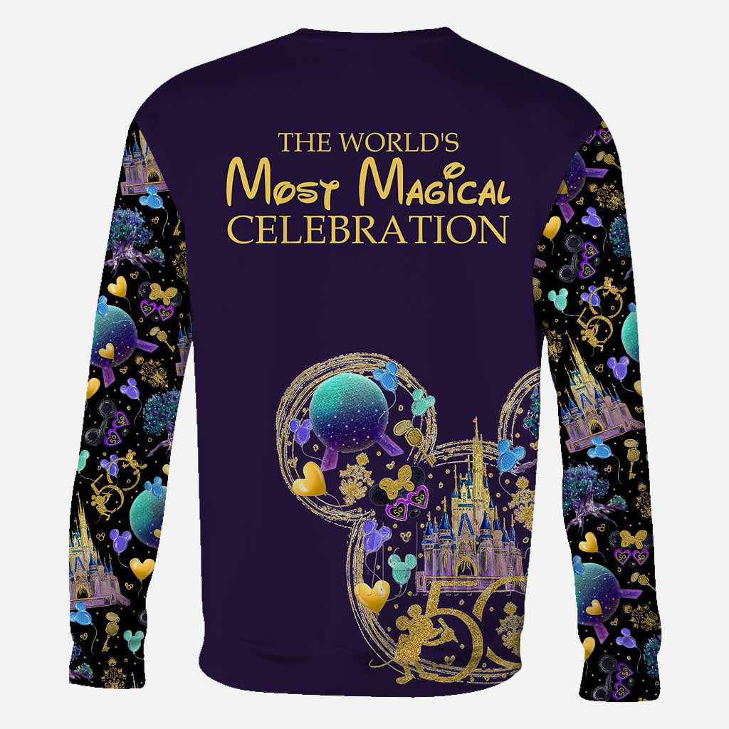 50th Anniversary Of Magic - Mouse Ears Mouse All Over T-shirt and Hoodie