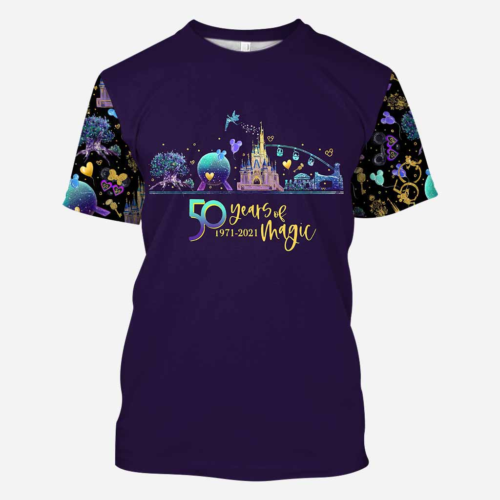 50th Anniversary Of Magic - Mouse Ears Mouse All Over T-shirt and Hoodie