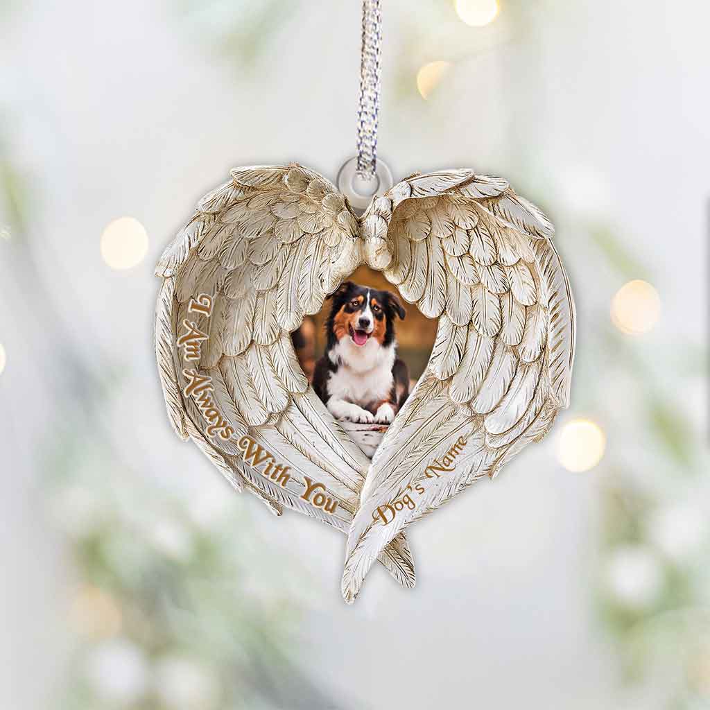 I Am Always With You - Personalized Christmas Dog Ornament (Printed On Both Sides)