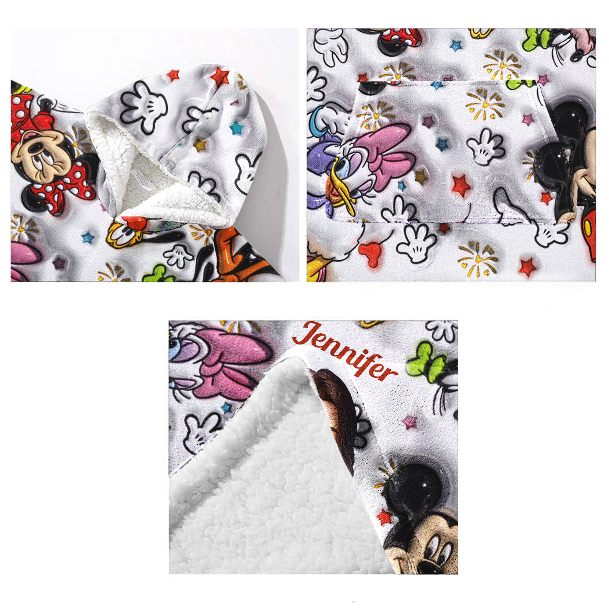 Magical - Personalized Mouse Blanket Hoodie