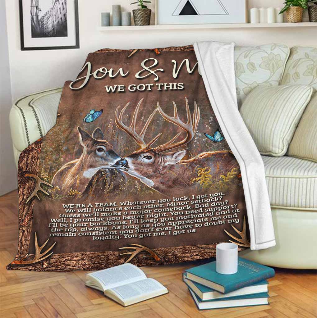 You And Me Hunting Blanket
