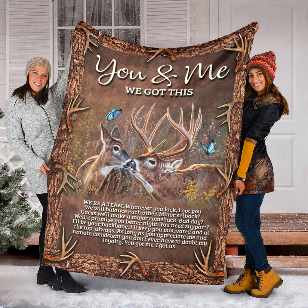 You And Me Hunting Blanket