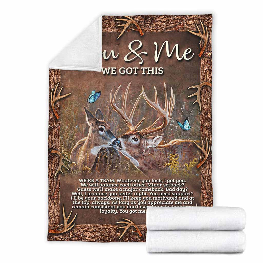 You And Me Hunting Blanket