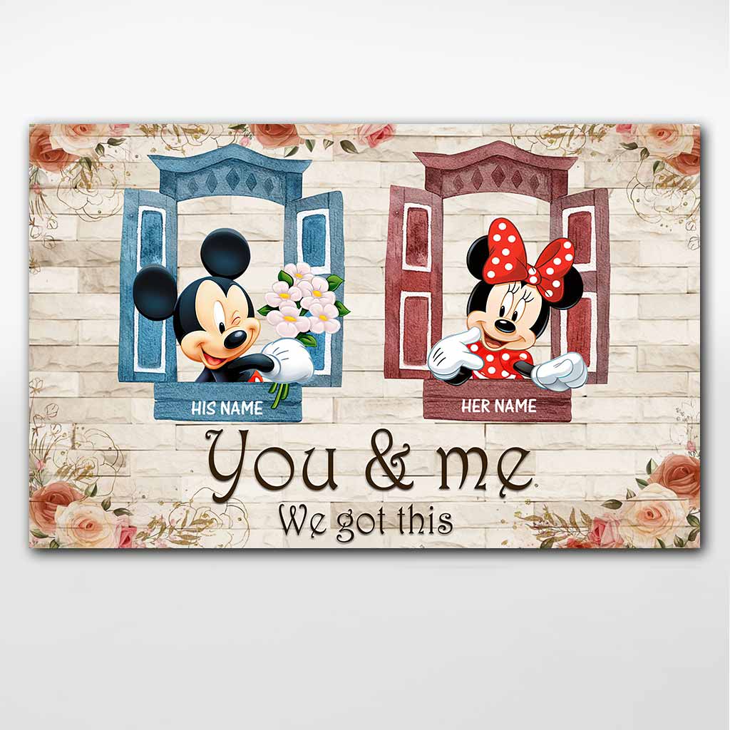 You & Me We Got This - Personalized Mouse Poster