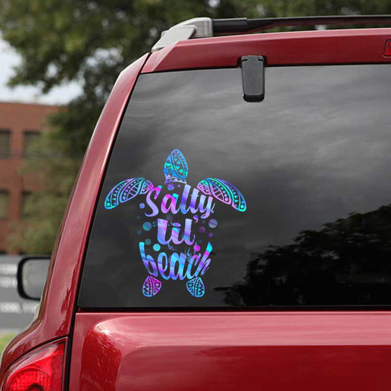 Salty Lil' Beach  - Turtle Decal Full