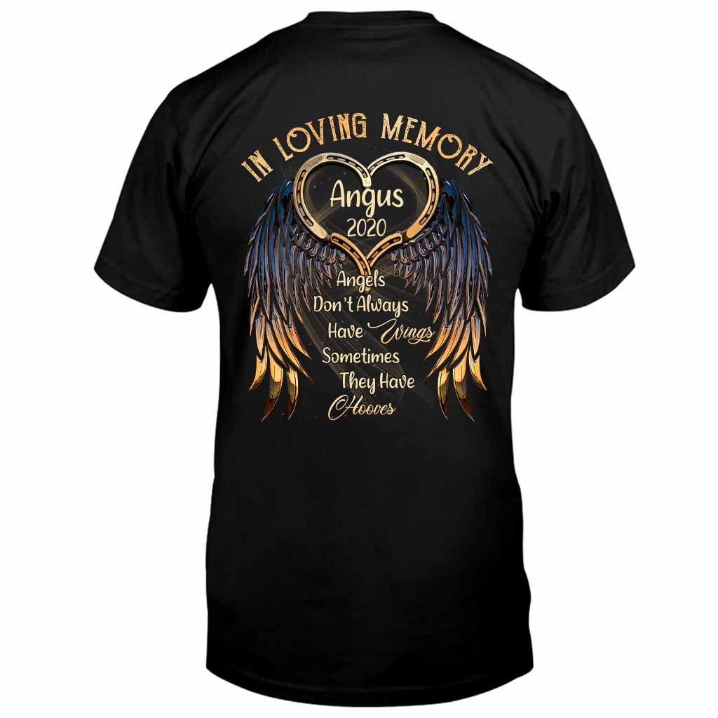 In Loving Memory - Horse Personalized T-shirt And Hoodie