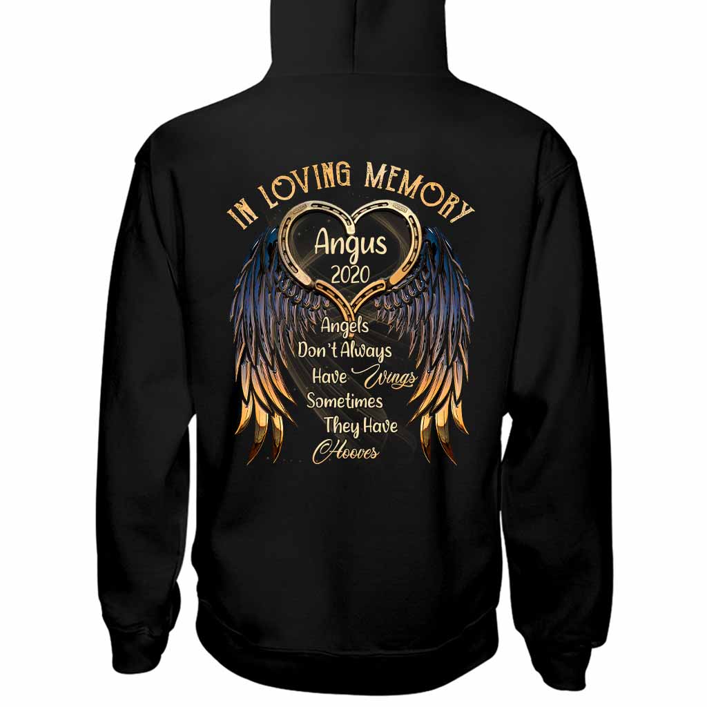 In Loving Memory - Horse Personalized T-shirt And Hoodie