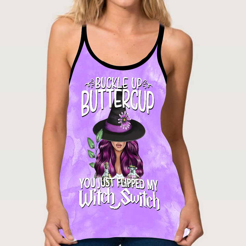 Buckle Up Buttercup - Witch Cross Tank Top