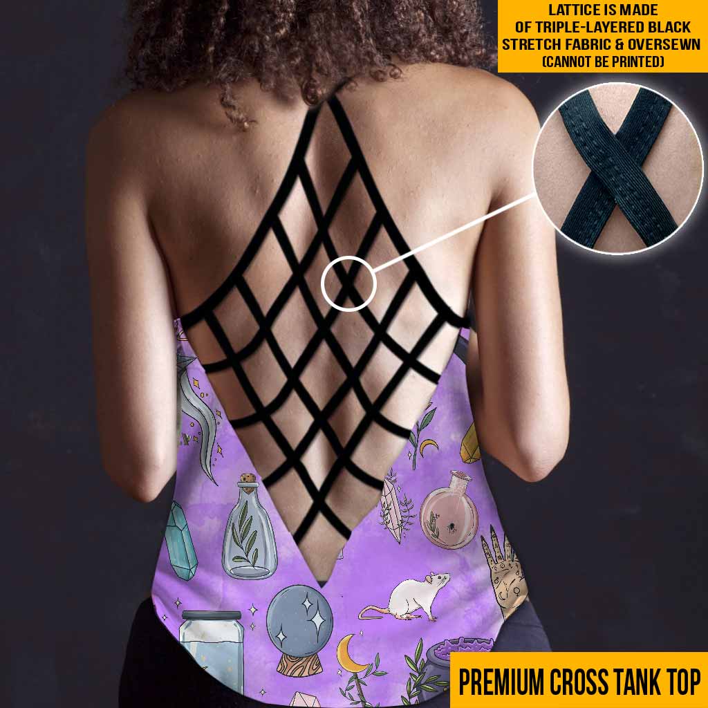 Buckle Up Buttercup - Witch Cross Tank Top