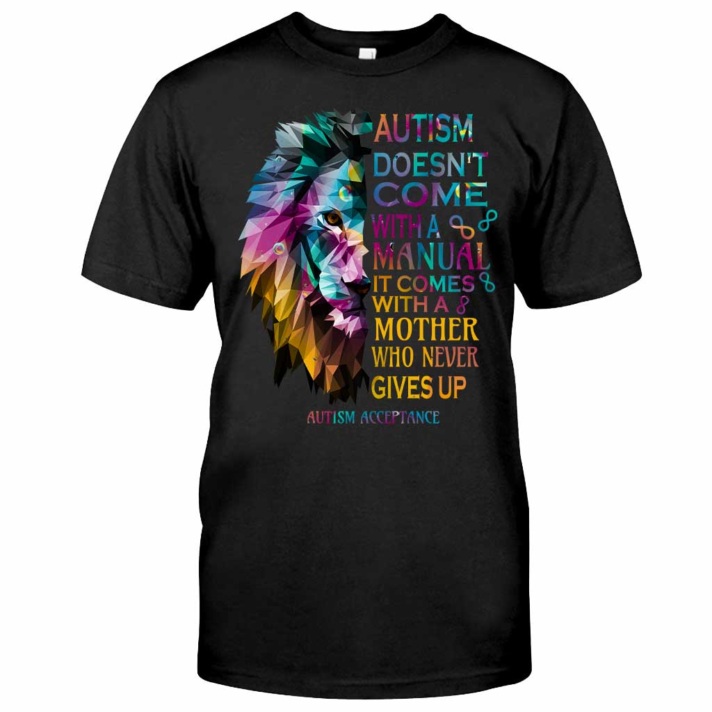 Never Give Up - Autism Awareness Personalized T-shirt And Hoodie