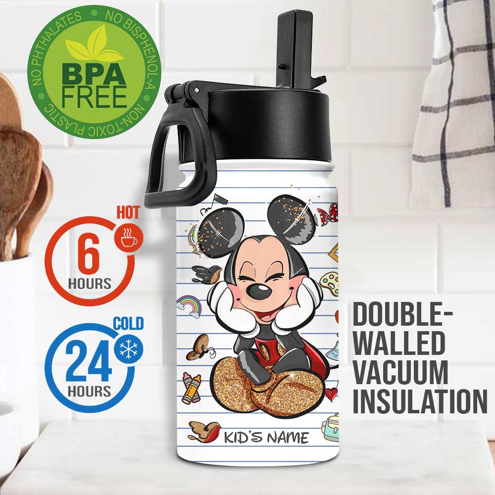 You Are - Personalized Mouse Kids Water Bottle