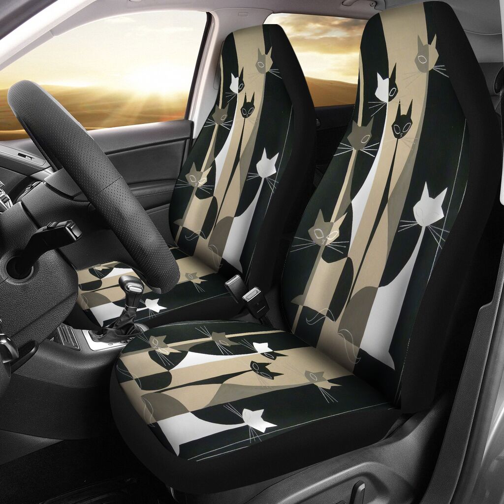 Cat Art Cat Seat Covers 0622