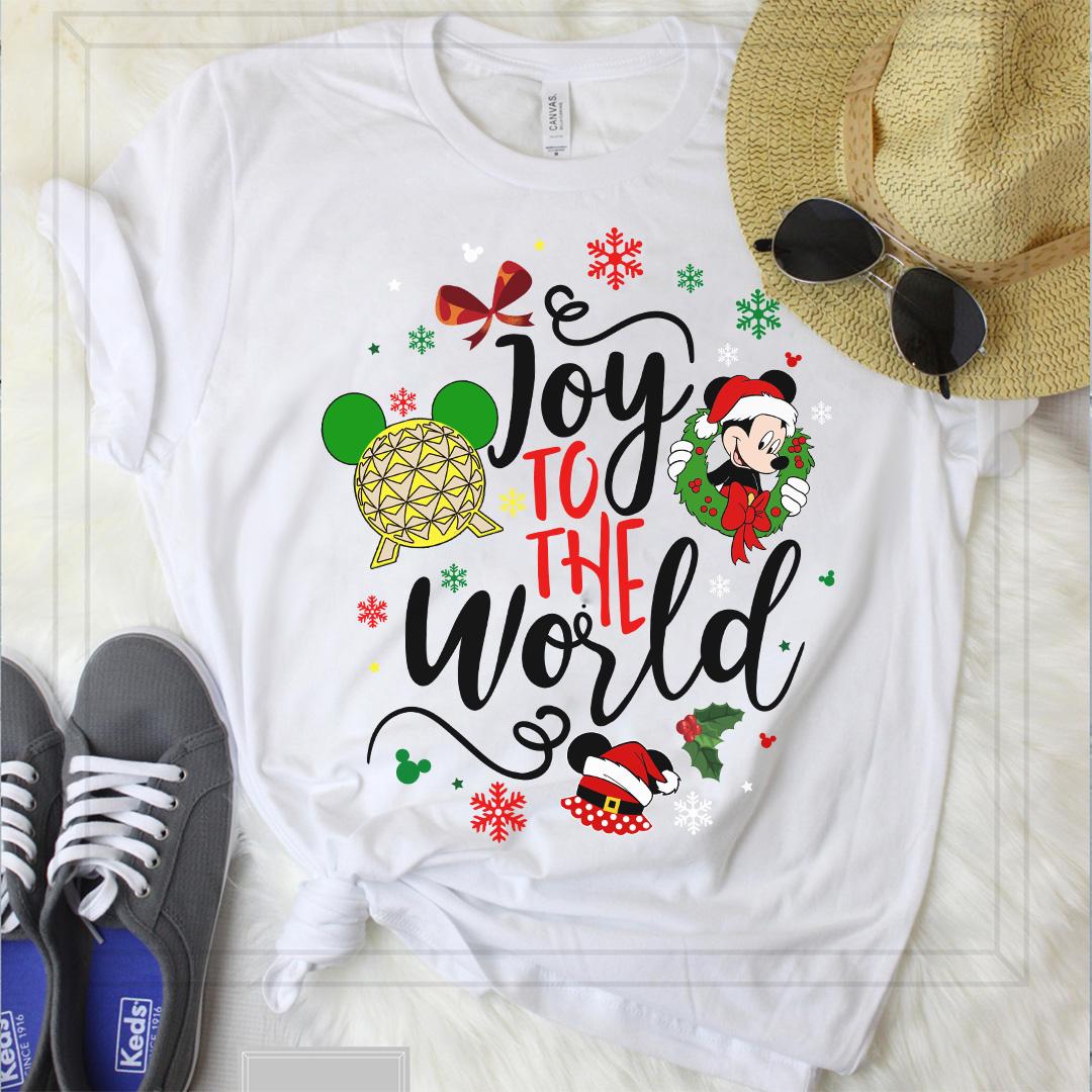 Joy To The World Mouse T-shirt and Hoodie 0823