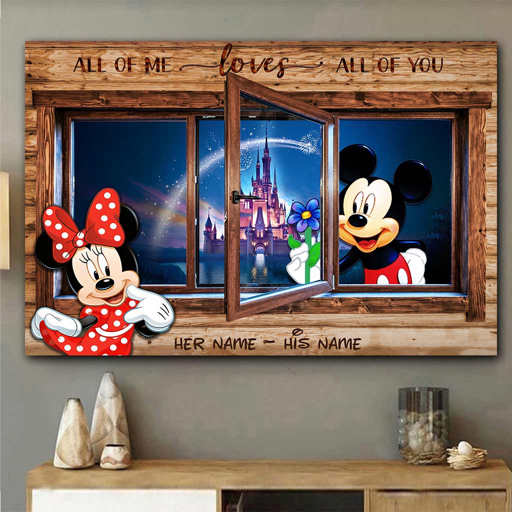 All Of Me Loves All Of You - Personalized Mouse Poster